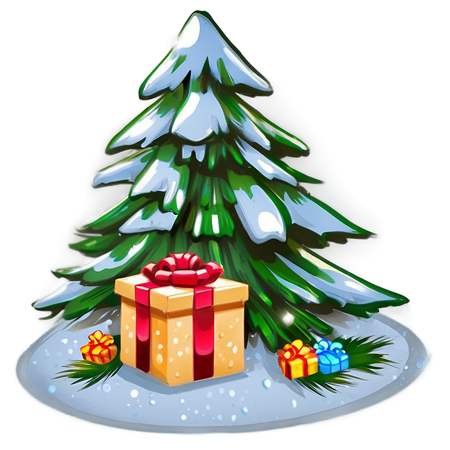 Gift Under Tree Png 96