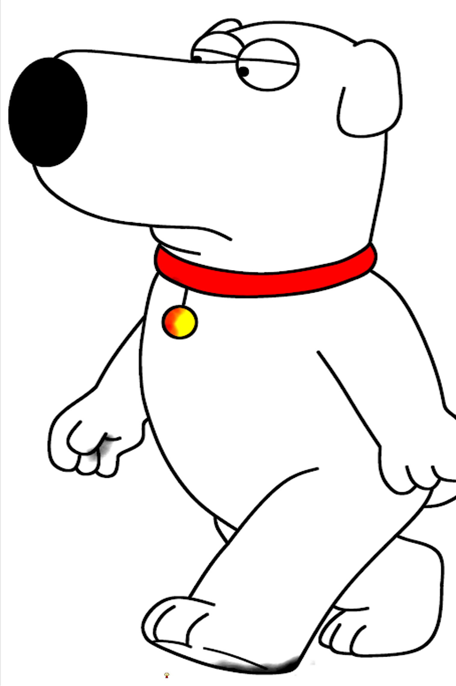 Gigante Brian Griffin Esmaga Stewie Griffin - Brian Family Guy Png, Transparent Png PNG with transparent background