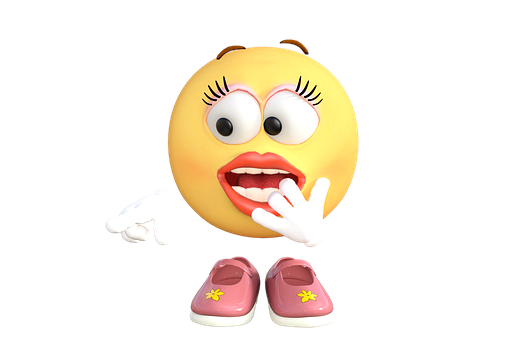 Giggling Emoji_ Character PNG with transparent background