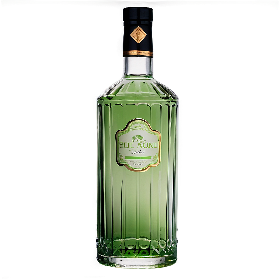 Gin Bottle PNG rbn19 PNG image with a transparent background, free high-resolution download
