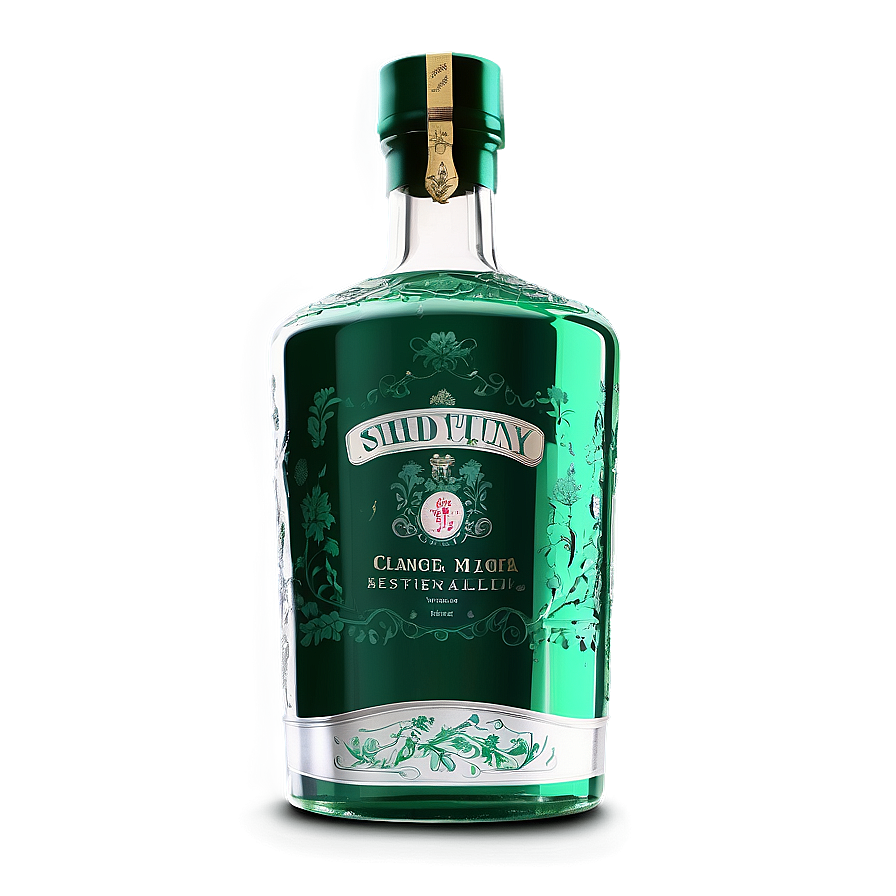 Gin Bottle PNG ten93 PNG image with a transparent background, free high-resolution download