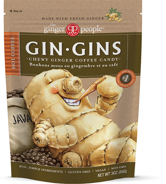 The Ginger People Gin Gins Hot Coffee Chewy Ginger - Ginger People Gin Gins, HD Png Download PNG image with a transparent background, free high-resolution download