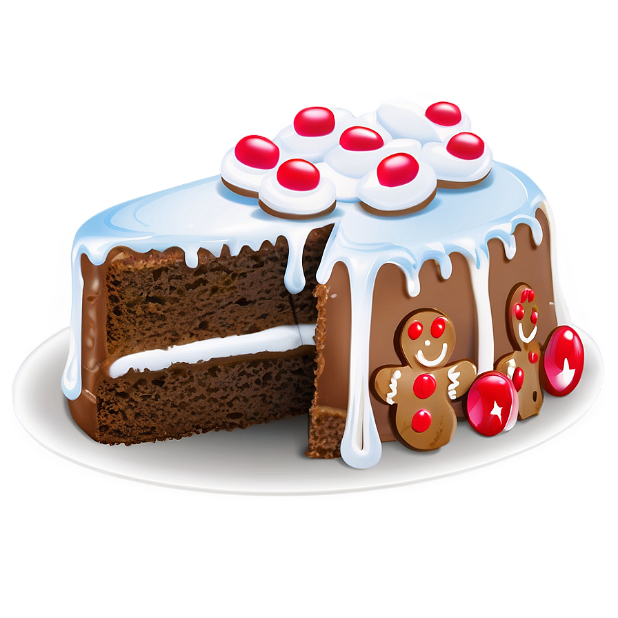 Gingerbread Cake, Slice Png 06132024