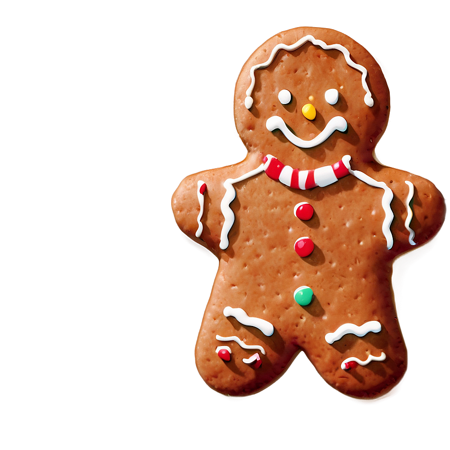 Gingerbread Cookie PNG 05212024 PNG with transparent background