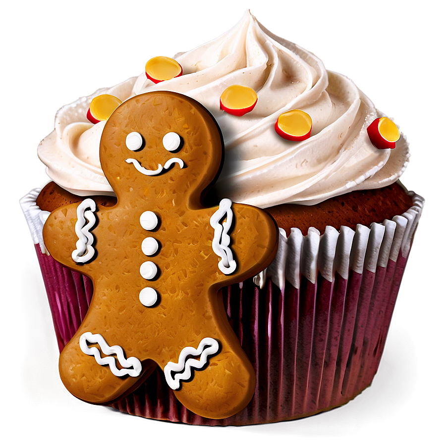 Gingerbread Cupcakes Png Cml