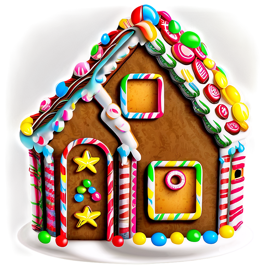 Gingerbread House Kit Png 22