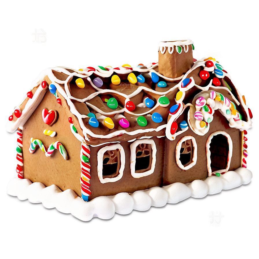 Gingerbread House Roof Png Fwk33