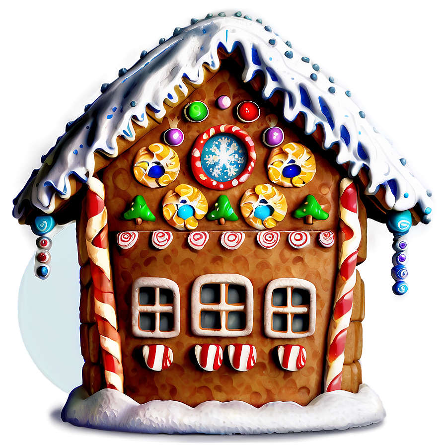 Gingerbread House Window Png Fbh77