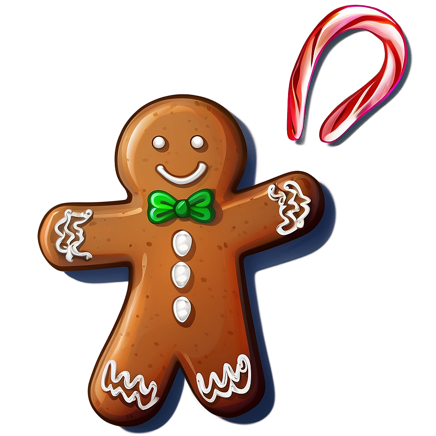 Gingerbread Man Clipart Png 37