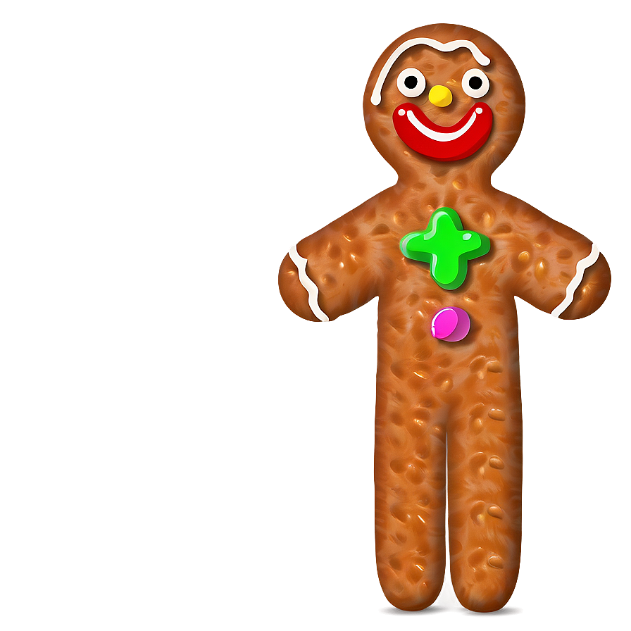 Gingerbread Man Clipart Png Qjb