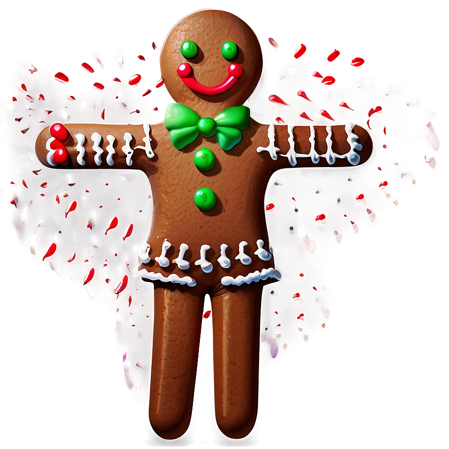 Gingerbread Man PNG 05212024 PNG with transparent background