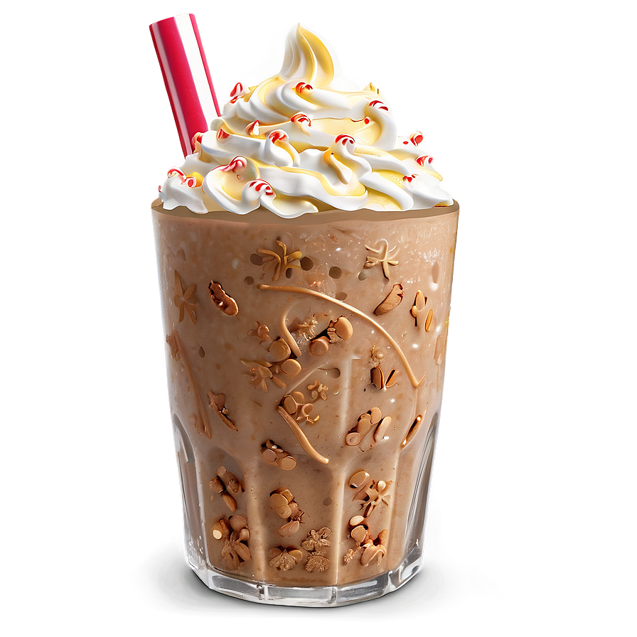 Gingerbread Milkshake Png Mcp