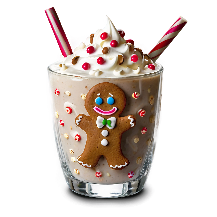 Gingerbread Milkshake Png Tuk35