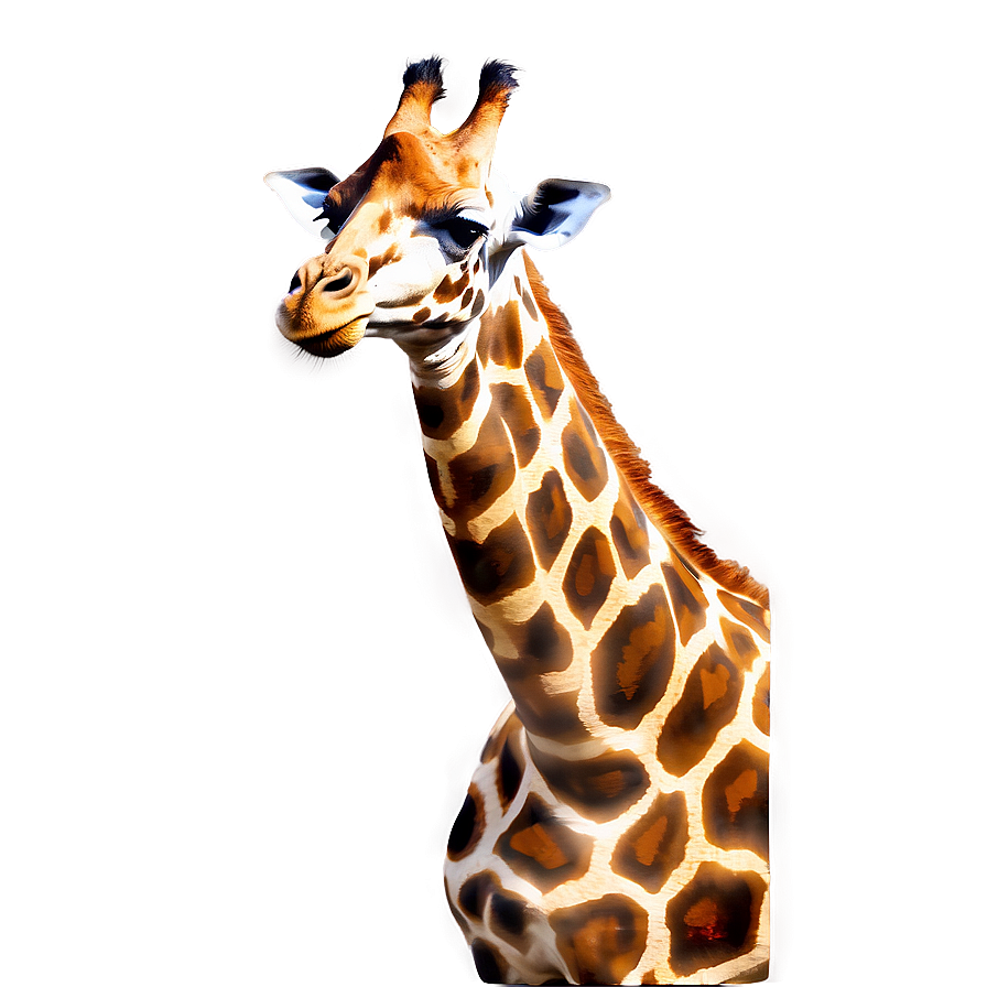 Giraffe Blend Into Nature Png Pbo