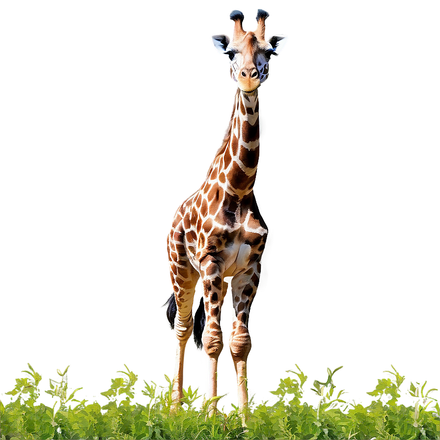 Giraffe Blend Into Nature Png Pbv89