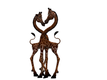 Giraffe_ Embrace_ Art