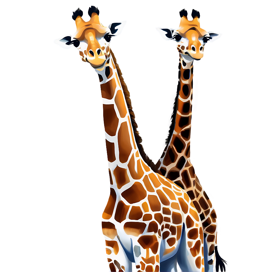 Giraffe Mother And Baby Png 66