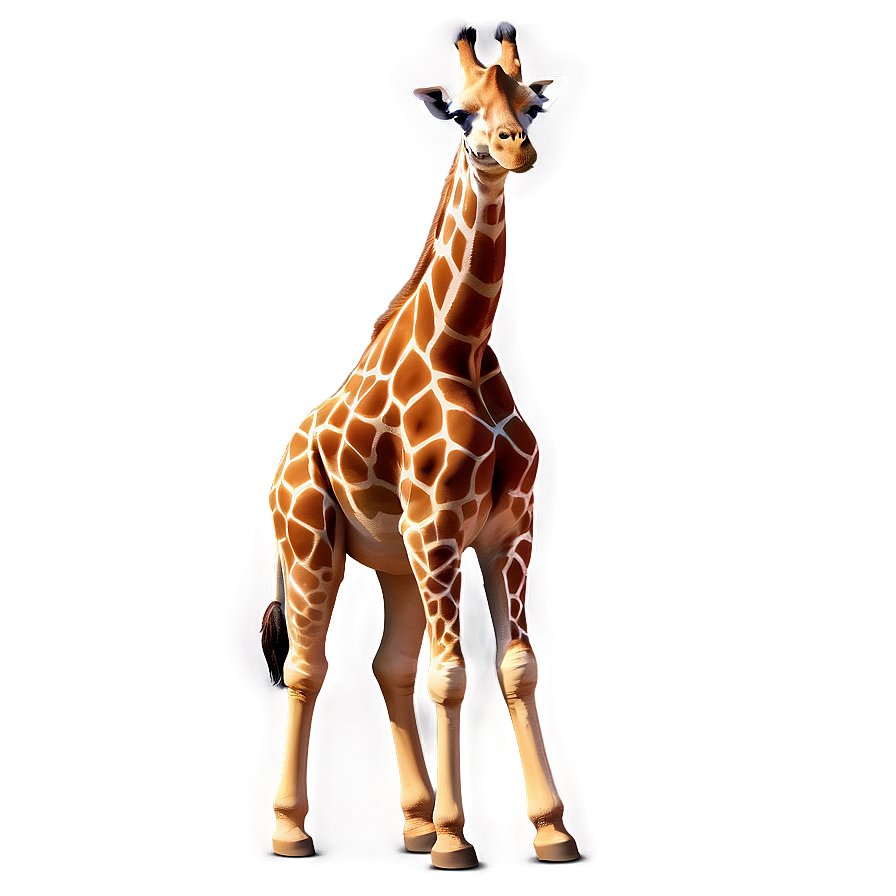 Giraffe Sunset Scene Png 47