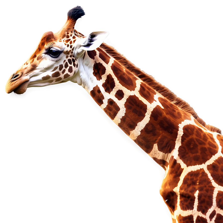 Giraffe Sunset Scene Png Hgj56