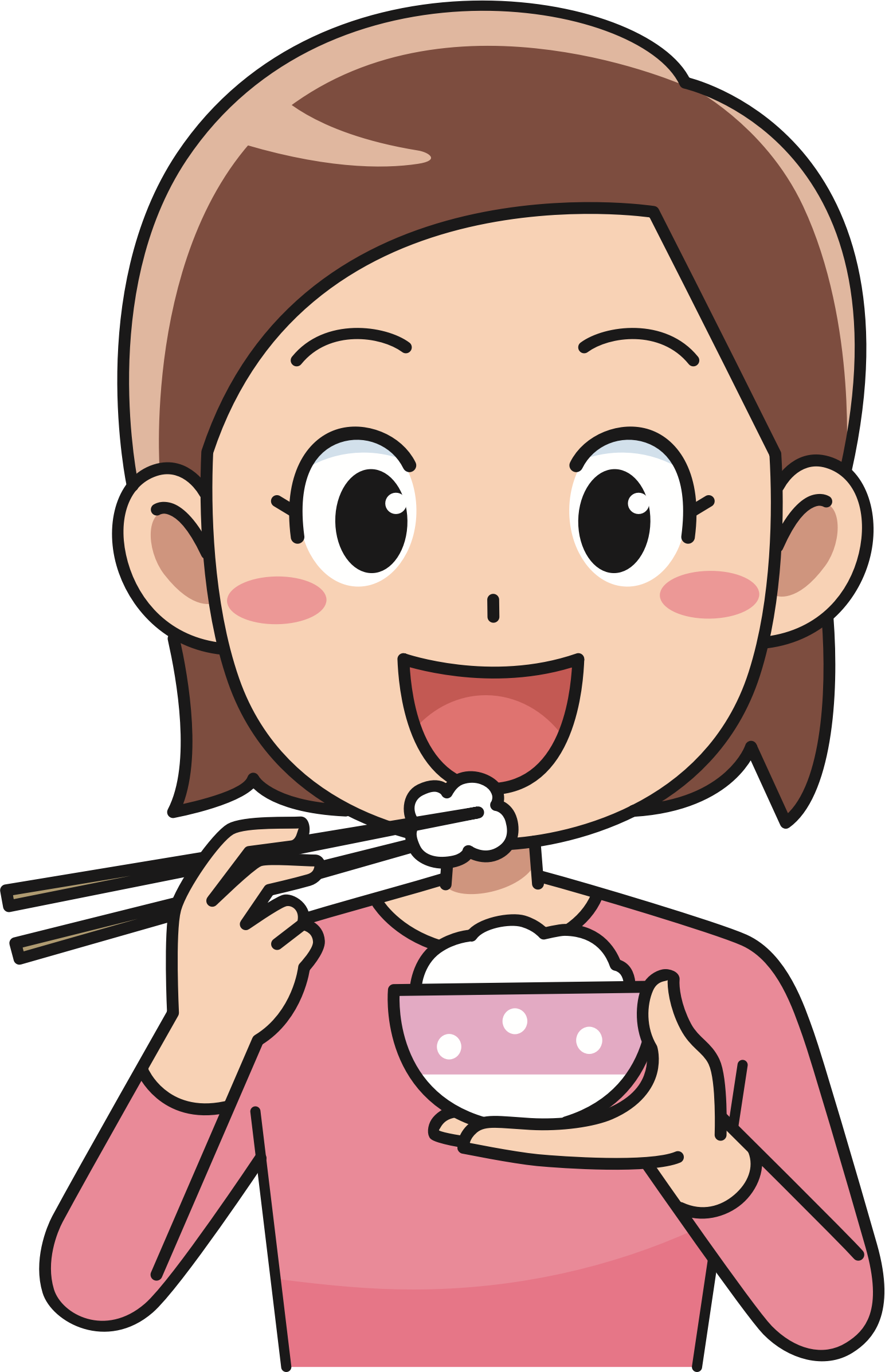 Eating With Chopsticks Clipart, HD Png Download PNG image with a transparent background, free high-resolution download