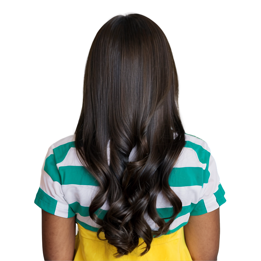 Girl Hair Back View Png Byp54