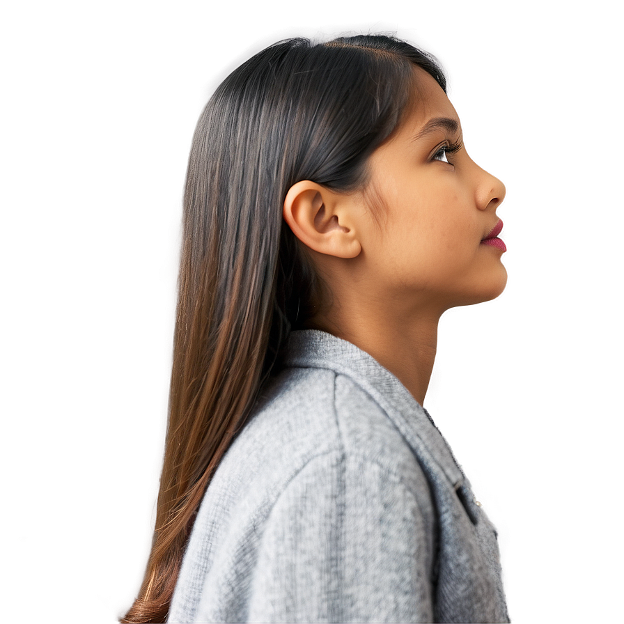 Girl Hair Profile Png 17