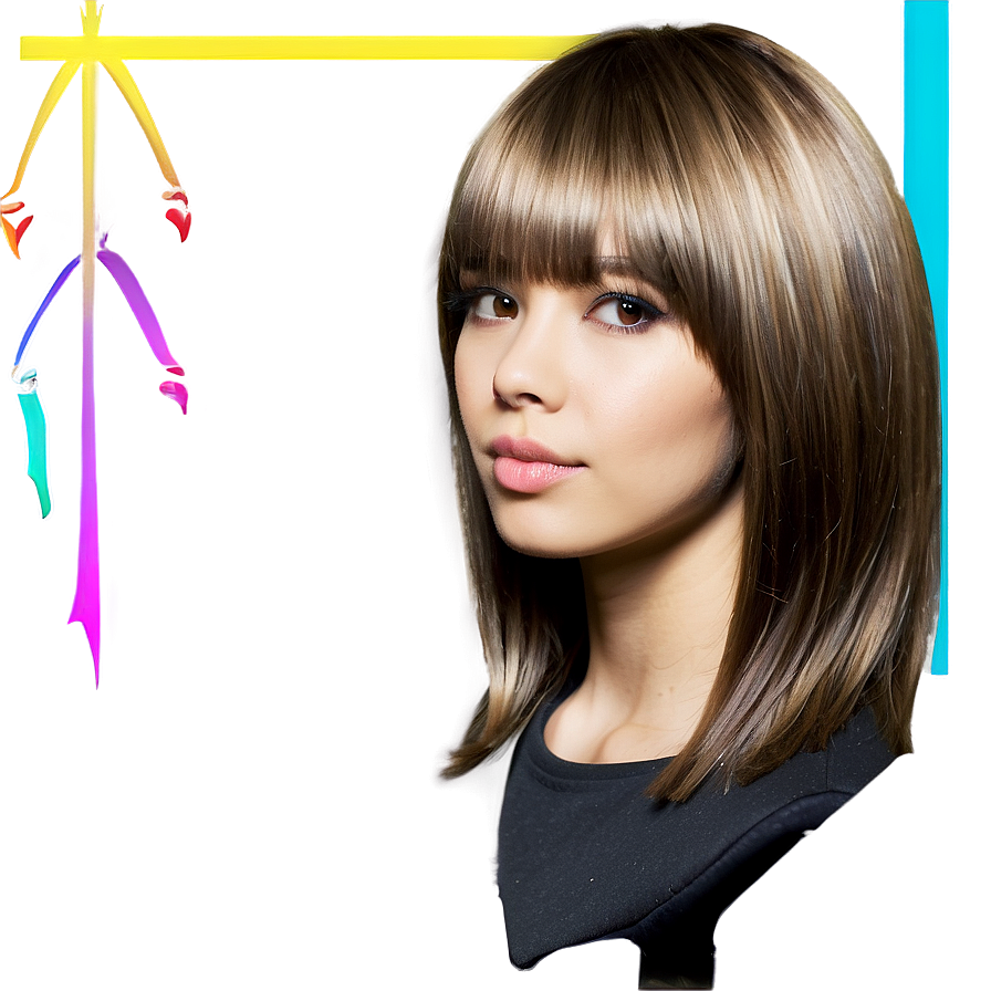 Girl Haircut Style Png 21