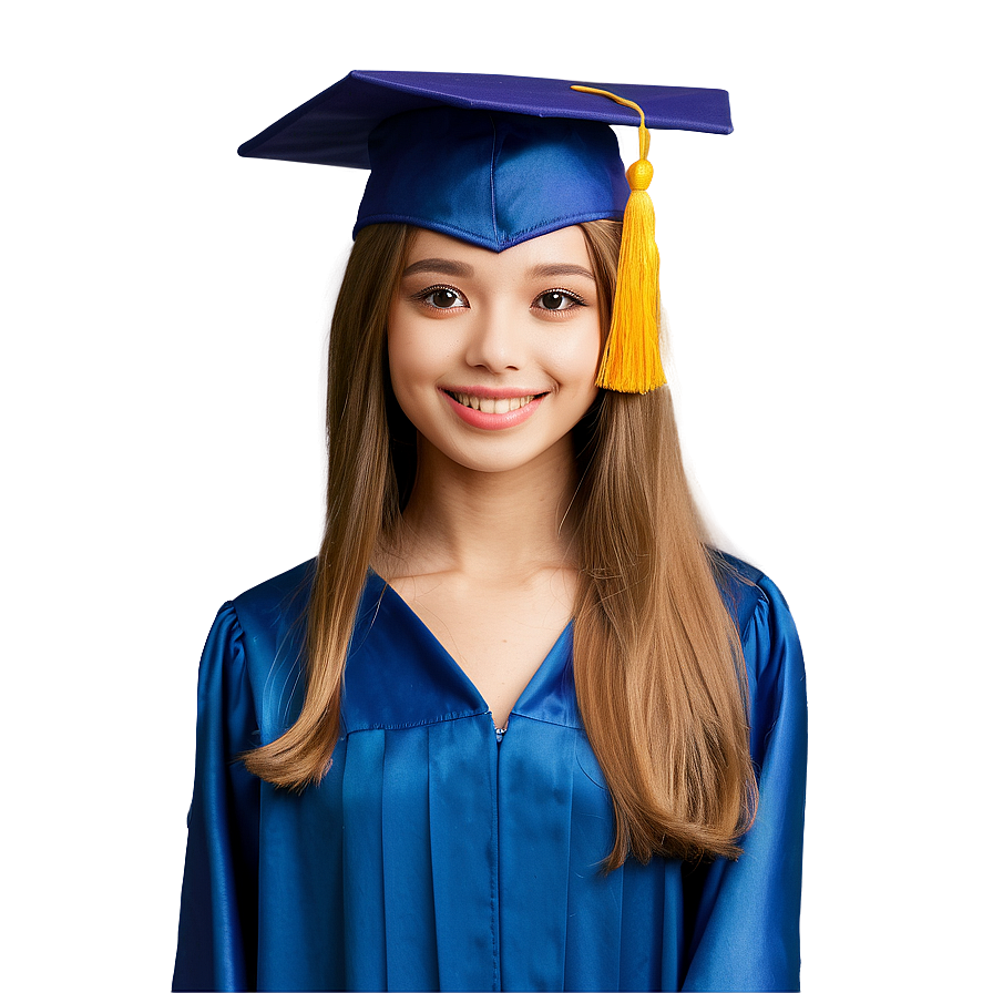 Girl In Graduation Cap Png 59