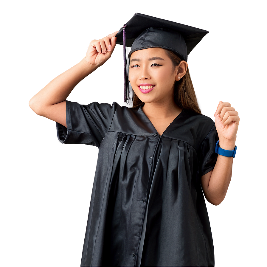 Girl In Graduation Cap Png Cdo