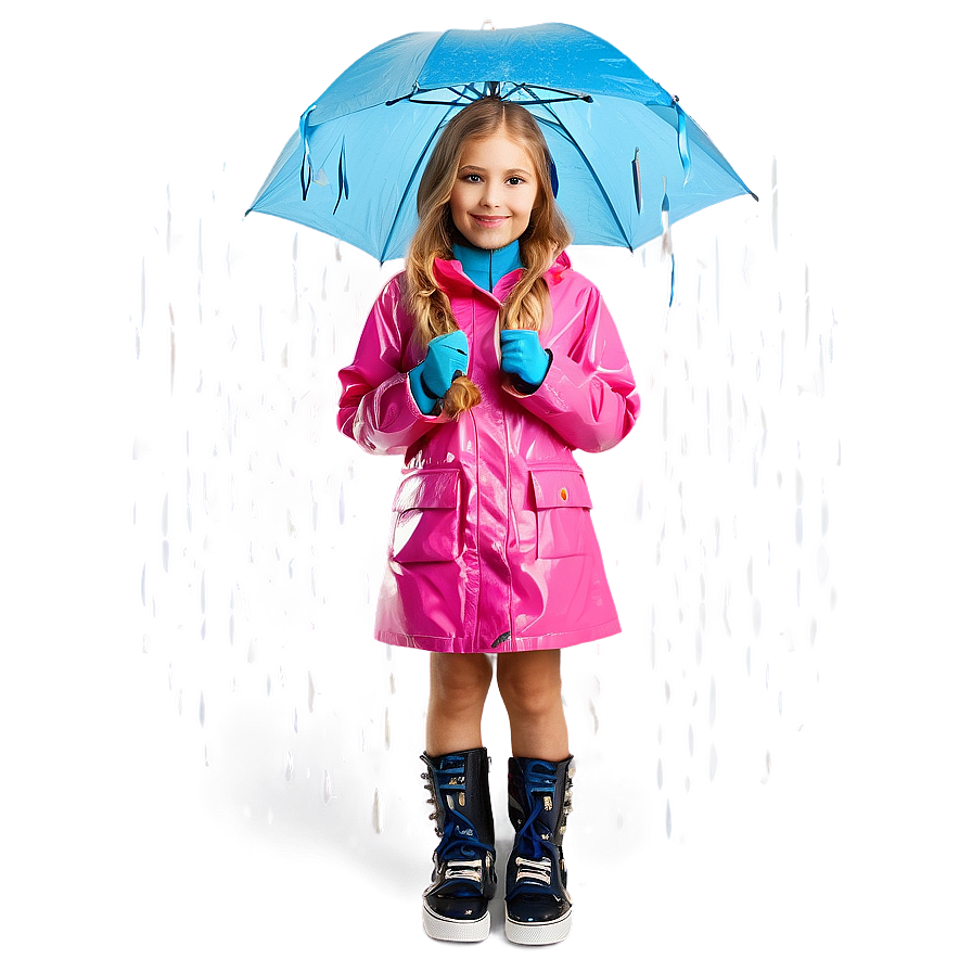 Girl In Raincoat Png 97