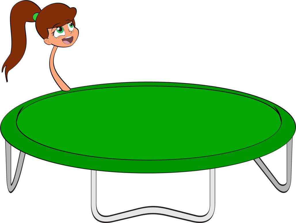 Trampoline Clipart Transparent Jumping On Trampoline - Transparent Jumping On Trampoline, HD Png Download PNG image with a transparent background, free high-resolution download