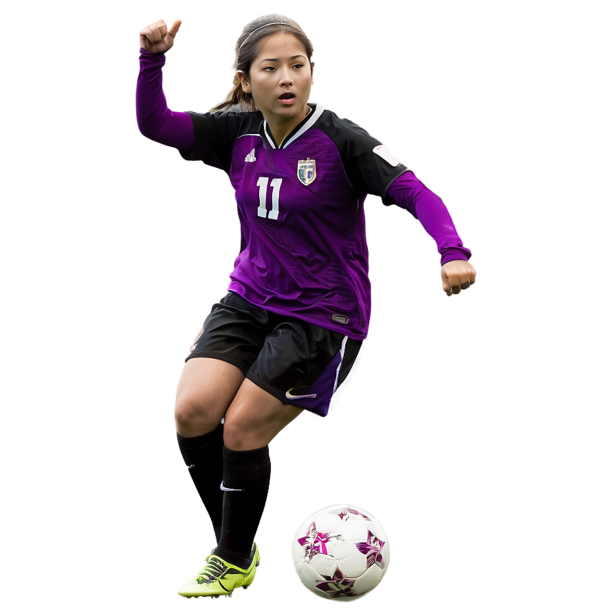 Girl Soccer Player Png Rqd