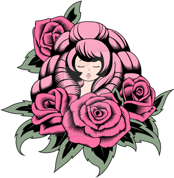 Pretty Rose Tattoos, HD Png Download PNG with transparent background