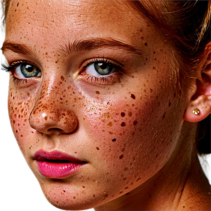 Girl With Freckles Png 06122024