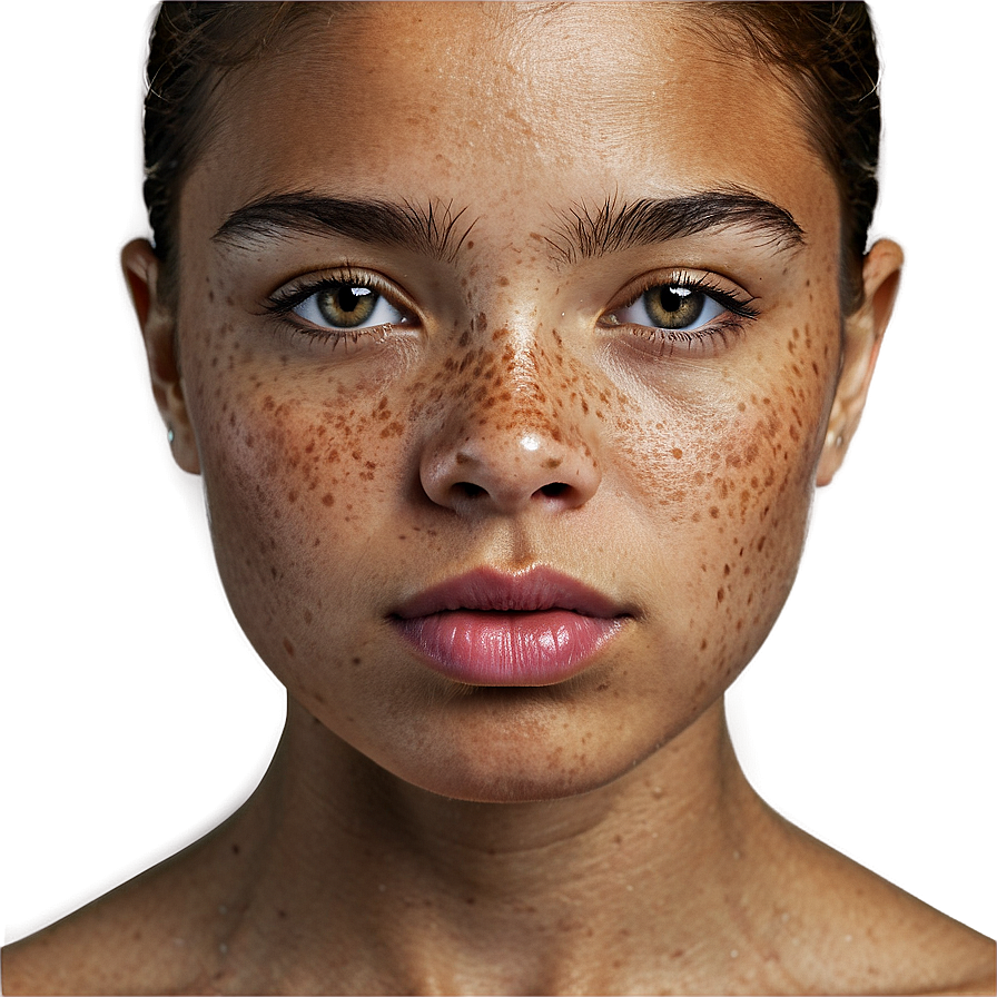 Girl With Freckles Png 06122024