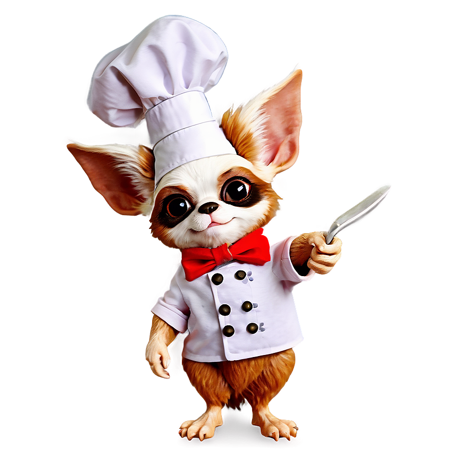 Gizmo As A Chef Cooking Png Yki