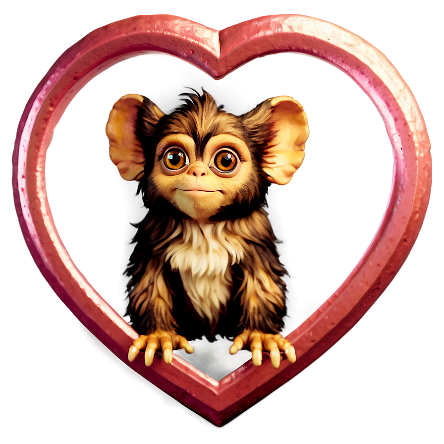 Gizmo In Love Heart Png Axx61