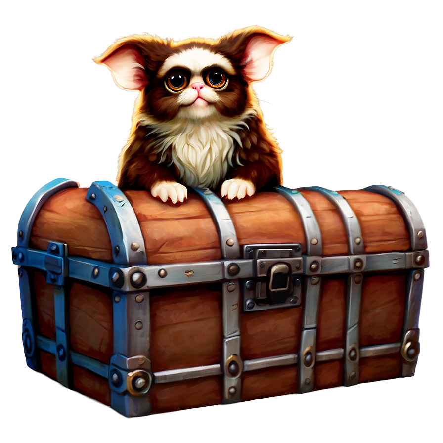 Gizmo With A Treasure Chest Png 06242024