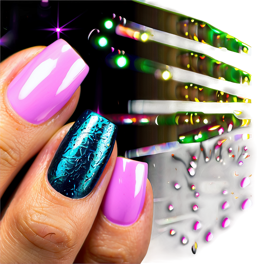 Glamorous Acrylic Nails Png 06202024