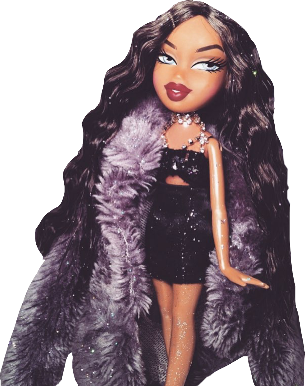 Original Pic By Monsterlool On Insta - Sasha Black Bratz Dolls, HD Png Download PNG with transparent background