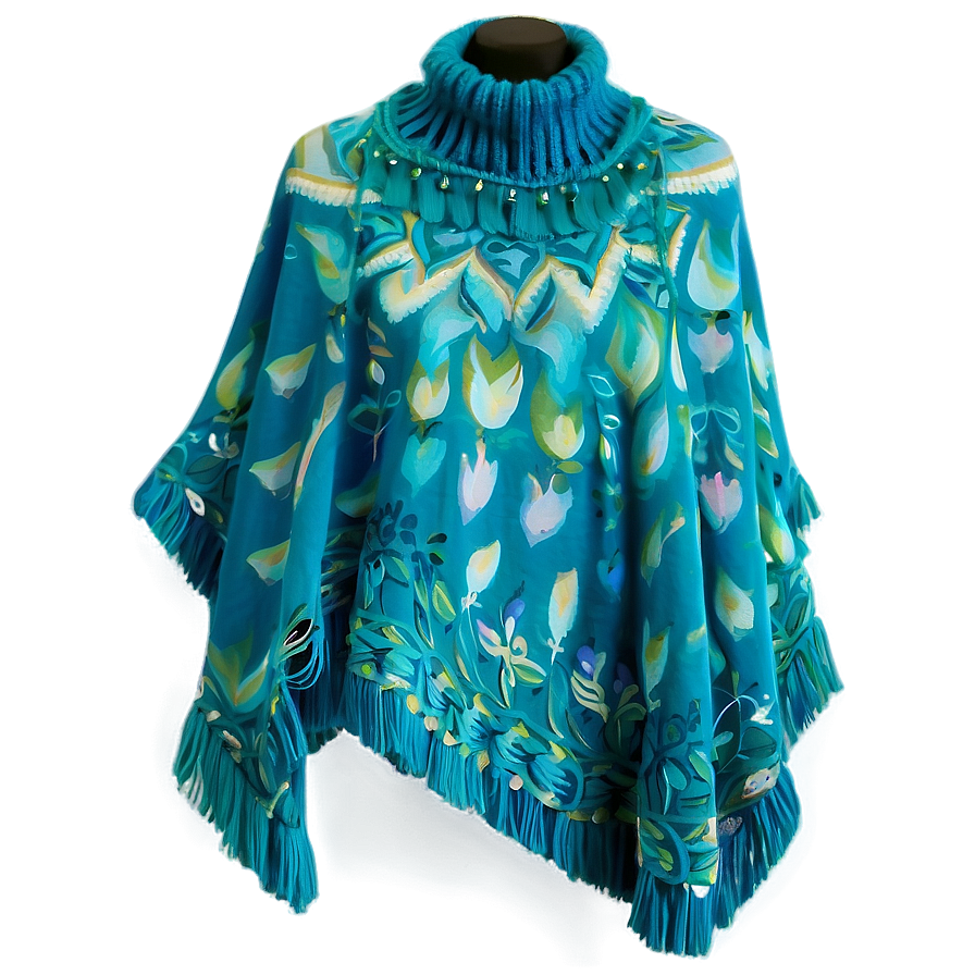 Glamorous Evening Poncho Png 86