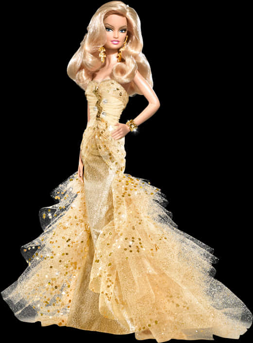 Glamorous Golden Barbie Doll