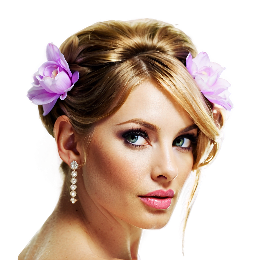 Glamorous Wedding Hairstyle Png Ywj8