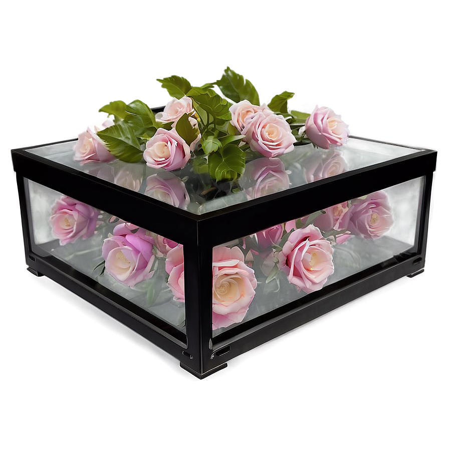 Glass Box For Flowers Png Xat