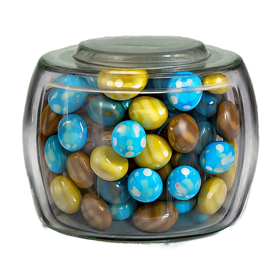 Glass Candy Jar Png 06292024