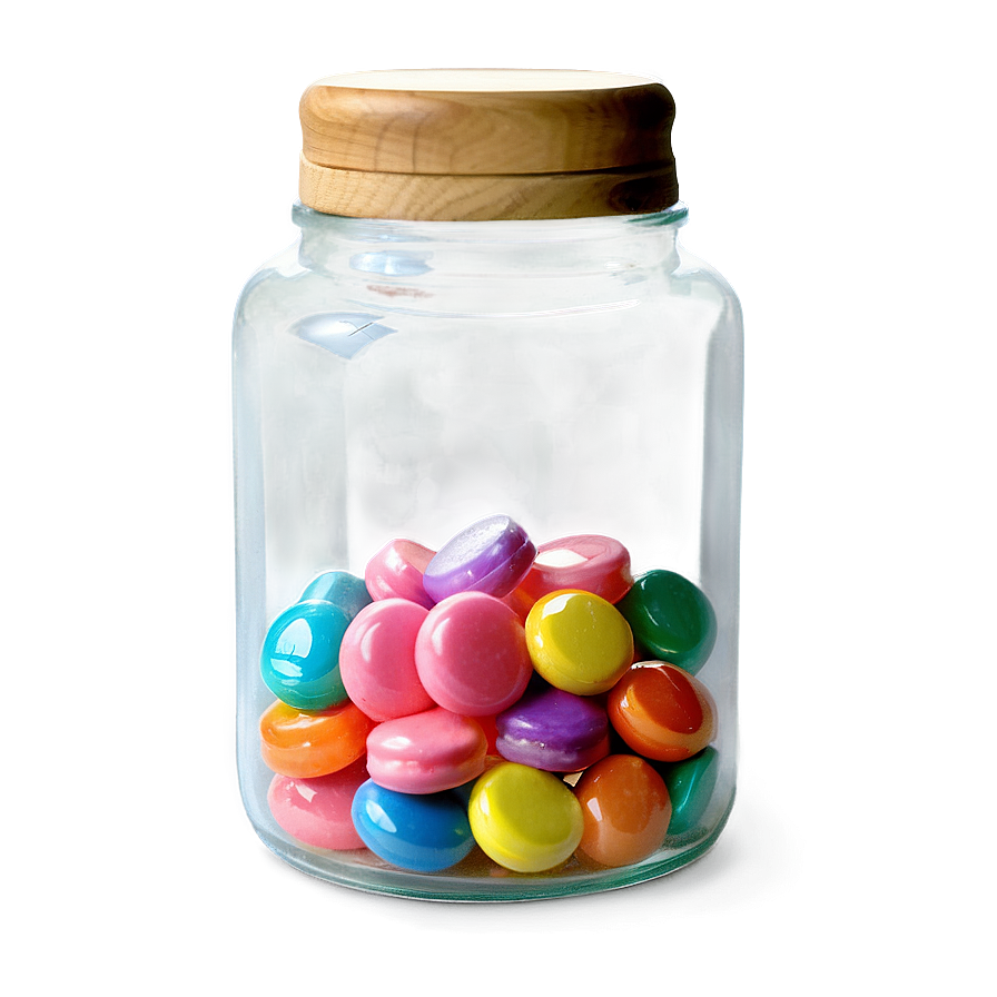 Glass Candy Jar Png Saq4