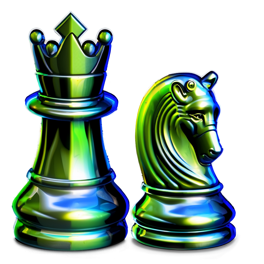 Glass Chess Pieces Png 06272024