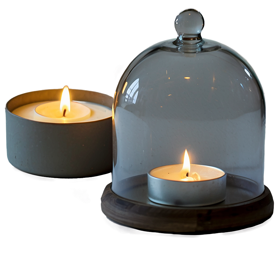 Glass Dome Candle Holder Png 57