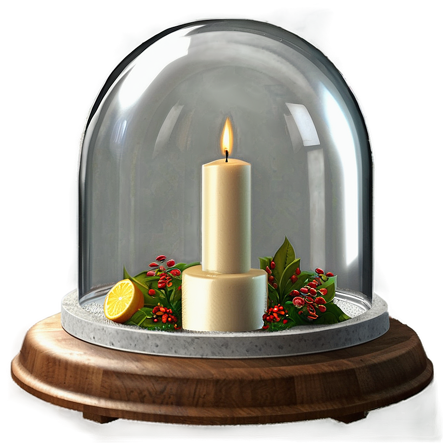 Glass Dome Centerpiece Png Jyb58