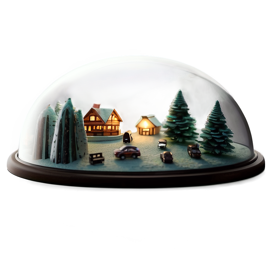 Glass Dome For Miniature Scene Png Otl47